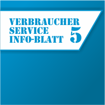 Verbraucherservice Info-Blatt Nummer 5. Für Energieeffizienz kann man viel tun - und es ist leicht. Erfahren Sie mehr.